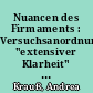 Nuancen des Firmaments : Versuchsanordnungen "extensiver Klarheit" zwischen Alexander Gottlieb Baumgarten und Barthold Heinrich Brockes