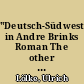 "Deutsch-Südwest" in Andre Brinks Roman The other side of silence