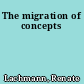 The migration of concepts