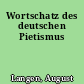 Wortschatz des deutschen Pietismus