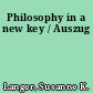 Philosophy in a new key / Auszug