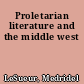Proletarian literature and the middle west