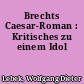 Brechts Caesar-Roman : Kritisches zu einem Idol
