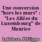 Une conversion "hors les murs" : "Les Allées du Luxembourg" de Maurice Bellet