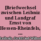 [Briefwechsel zwischen Leibniz und Landgraf Ernst von Hessen-Rheinfels, Antoine Arnauld, de Volder, des Bosses, Nicaise]