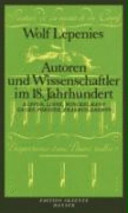 Autoren und Wissenschaftler im 18. Jahrhundert : Linné - Buffon - Winckelmann - Georg Forster - Erasmus Darwin