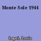 Monte Sole 1944