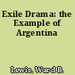 Exile Drama: the Example of Argentina