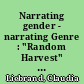 Narrating gender - narrating Genre : "Random Harvest" als Film und "radio play"