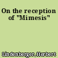 On the reception of "Mimesis"