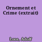 Ornement et Crime (extrait)