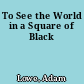 To See the World in a Square of Black