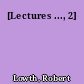 [Lectures ..., 2]