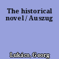 The historical novel / Auszug