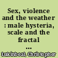 Sex, violence and the weather : male hysteria, scale and the fractal geographies of patriarchy