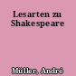 Lesarten zu Shakespeare