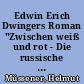 Edwin Erich Dwingers Roman "Zwischen weiß und rot - Die russische Tragödie" als deutsches Trauerspiel