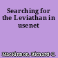 Searching for the Leviathan in usenet