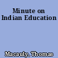 Minute on Indian Education