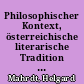 Philosophischer Kontext, österreichische literarische Tradition und Geschlechterproblematik in Ingeborg Bachmanns Prosa