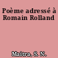 Poème adressé à Romain Rolland