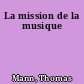 La mission de la musique