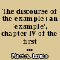 The discourse of the example : an 'example', chapter IV of the first part of 'The logic of Port-Royal'