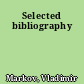 Selected bibliography