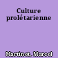 Culture prolétarienne