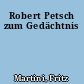 Robert Petsch zum Gedächtnis