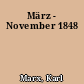 März - November 1848