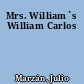 Mrs. William`s William Carlos