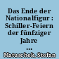 Das Ende der Nationalfigur : Schiller-Feiern der fünfziger Jahre in Ost und West