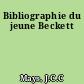 Bibliographie du jeune Beckett