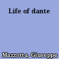 Life of dante