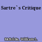 Sartre`s Critique