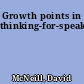 Growth points in thinking-for-speaking