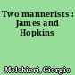 Two mannerists : James and Hopkins
