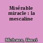 Misérable miracle : la mescaline