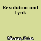 Revolution und Lyrik