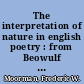 The interpretation of nature in english poetry : from Beowulf to Shakespeare