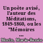 Un poète avisé, l'auteur des Méditations, 1849-1860, ou les "Mémoires d'outre-tombe" de Lamartine