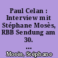 Paul Celan : Interview mit Stéphane Mosès, RBB Sendung am 30. April 2004