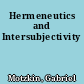 Hermeneutics and Intersubjectivity