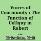 Voices of Community : The Function of Collquy in Robert Penn Warrenęs Brother to Dragon