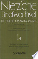Nachbericht zur ersten Abteilung: Briefe von und an Friedrich Nietzsche Oktober 1849 - April 1869