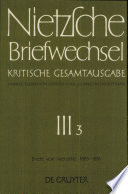Briefe von Nietzsche, 1885 - 1886