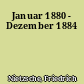 Januar 1880 - Dezember 1884