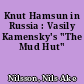 Knut Hamsun in Russia : Vasily Kamensky's "The Mud Hut"
