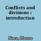Conflicts and divisions : introduction
